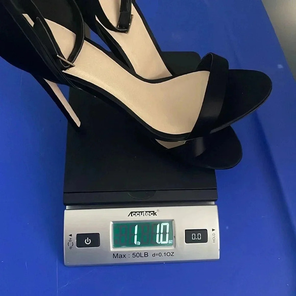 ASOS‎ Black Ankle Strap Heels Minimalist Evening Party Dress Shoes - Picture 10 of 10